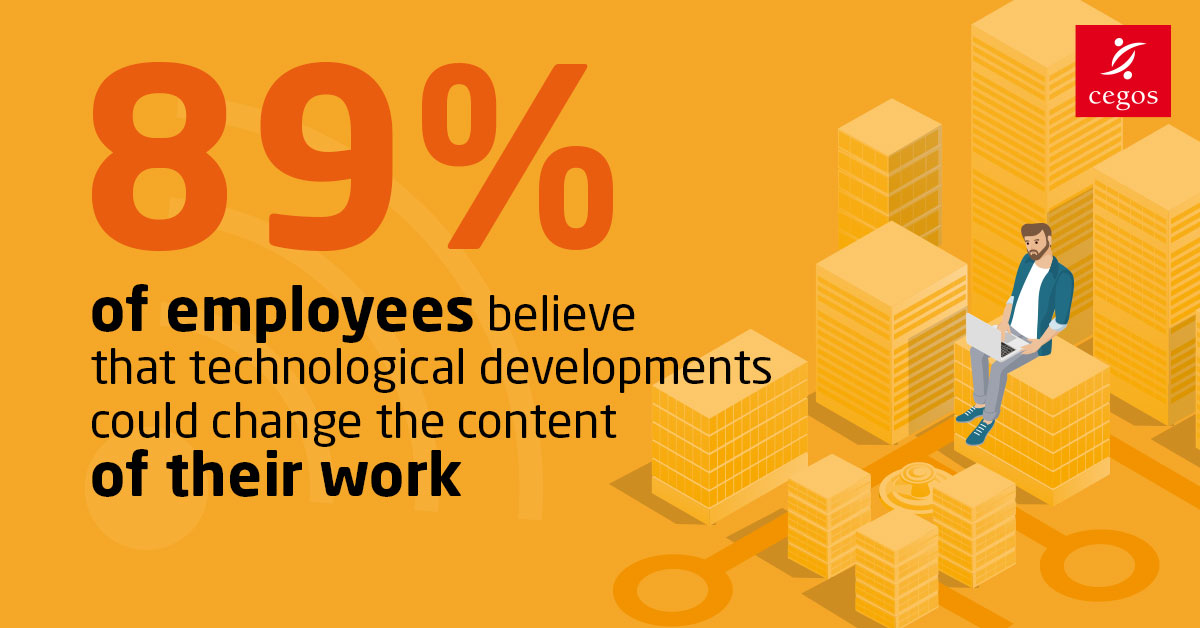 Cegos' 2018 European research: 89% of employees believe that technological developments could change the content of their work