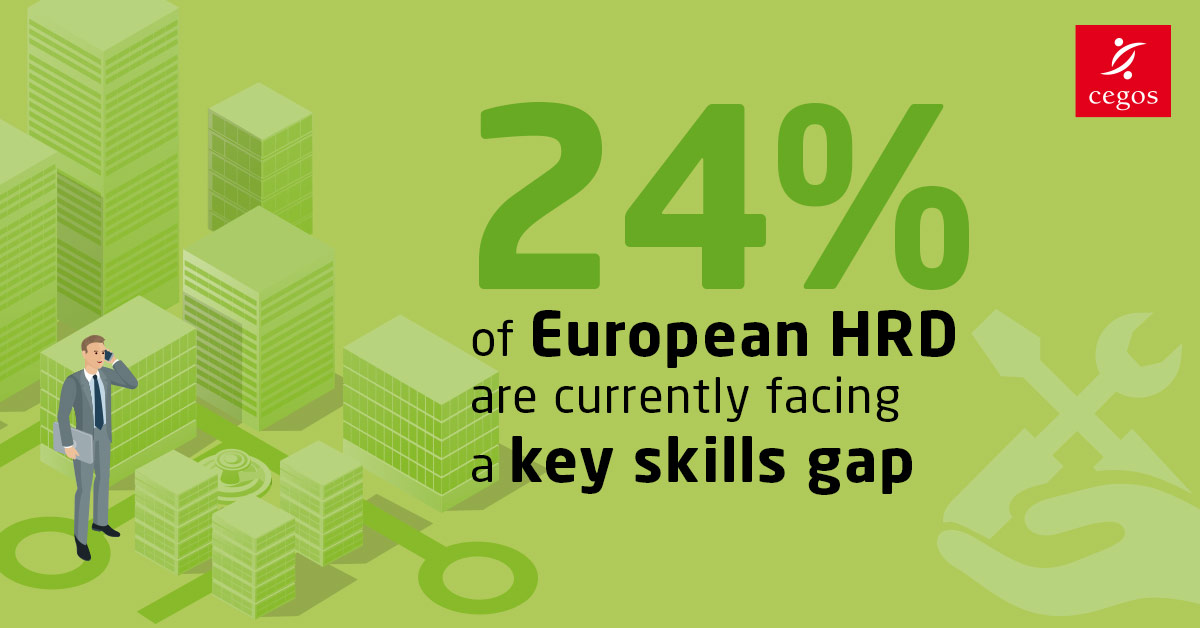 Cegos' 2018 European research: 24% of European HRD are currently facing a key skills gap