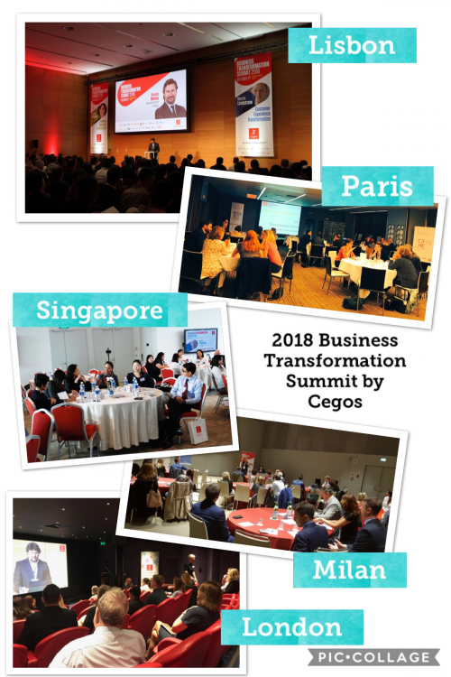 Cegos' 2018 Business Transformation Summit, 5 cities, over 550 attendees