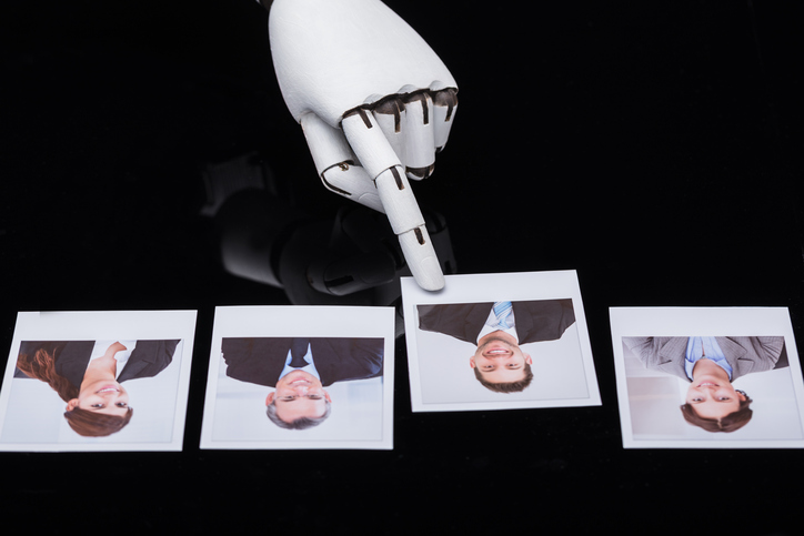 Picture: Close-up Of A Robot's Hand Selecting Candidate Photograph